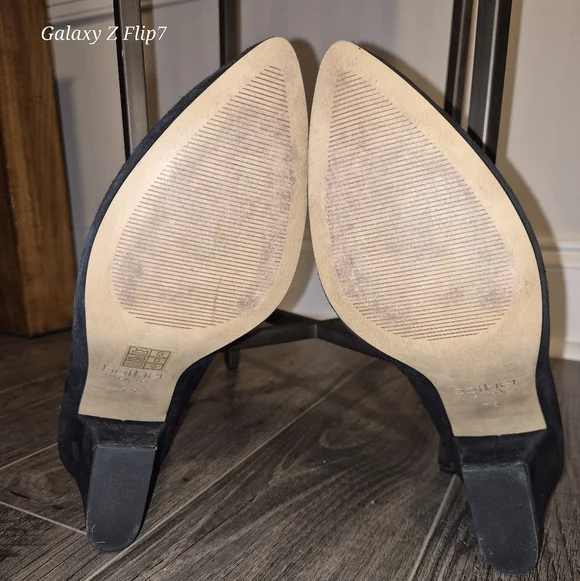 ​Botkier New York Black Pointed Toe Wedge Heels Pumps Women’s Size 7.5 - Picture 6 of 8